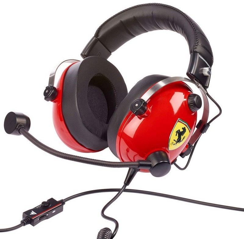 Thrustmaster - Headset Thrustmaster T.Racing Scuderia Ferrari Edition