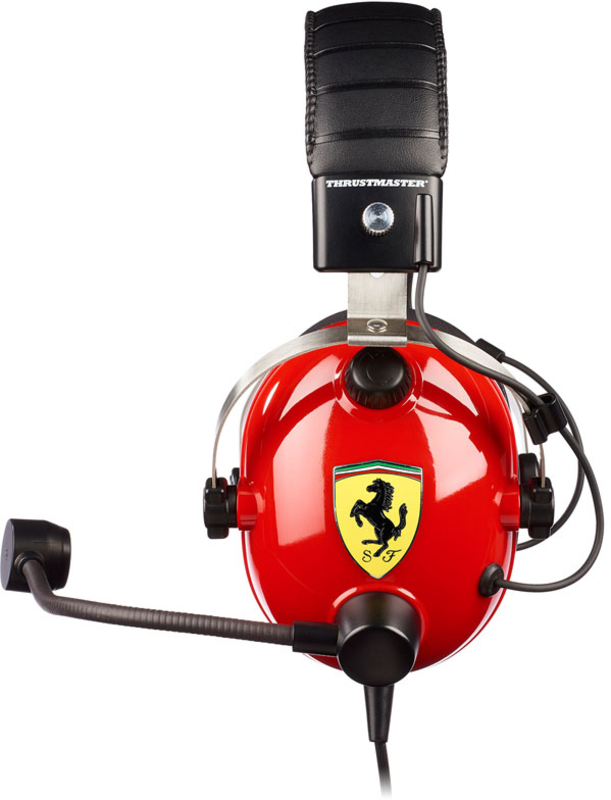 Thrustmaster - Headset Thrustmaster T.Racing Scuderia Ferrari DTS Edition PS4 / PC / XONE