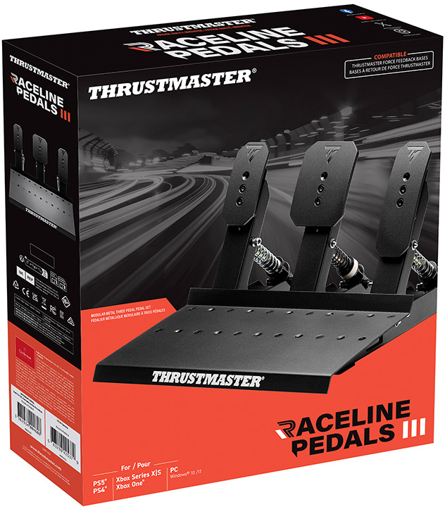 Thrustmaster - Pedais Thrustmaster Raceline Pedals III PC/PS5/PS4/Xbox One/Xbox Series S|X