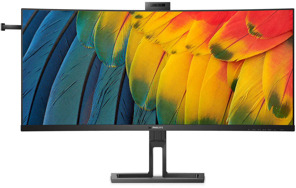 Monitor Curvo Philips Série 6000 40" 40B1U6903CH IPS 5K2K 75Hz USB-C (PD90W) KVM C/Webcam