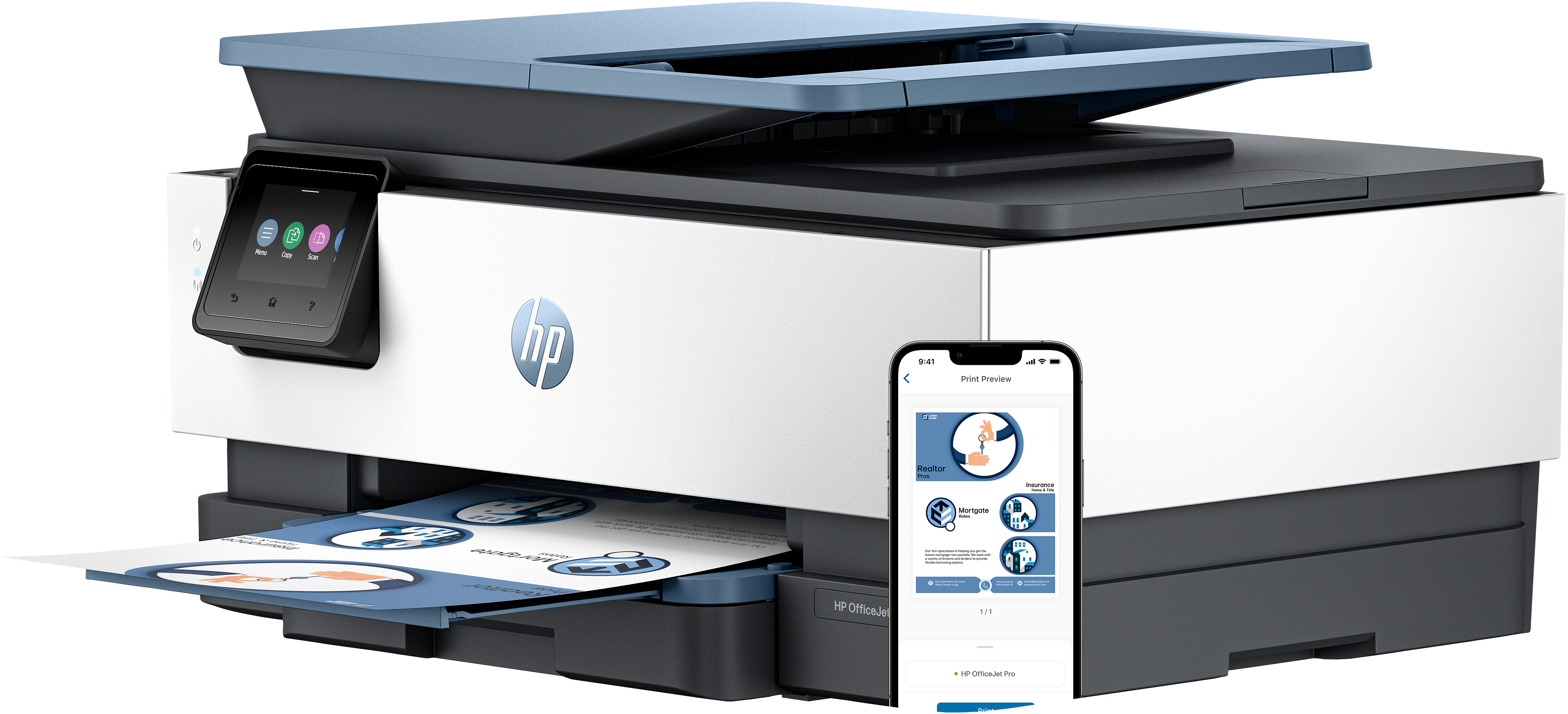 HP - Impressora Multifunções a Jato de Tinta HP OfficeJet Pro 8135e All-in-One WiFi