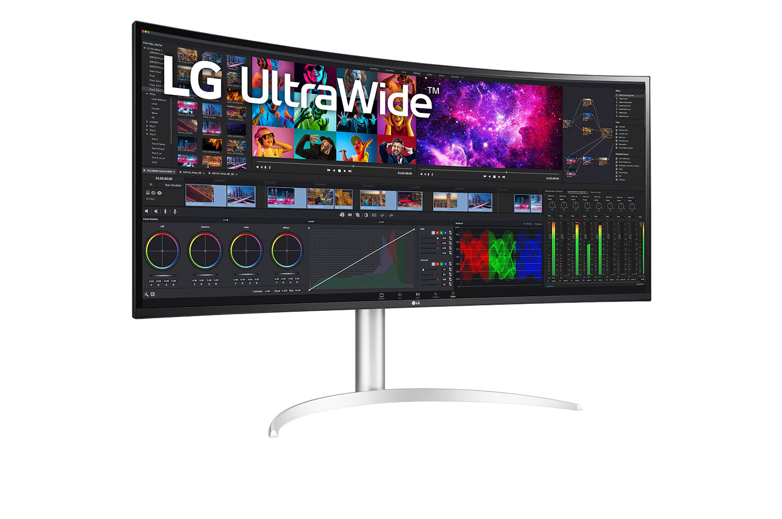 LG - ** B Grade ** Monitor Curvo LG UltraWide 40" 40WP95CP-W IPS 5K2K 72Hz Thunderbolt 4