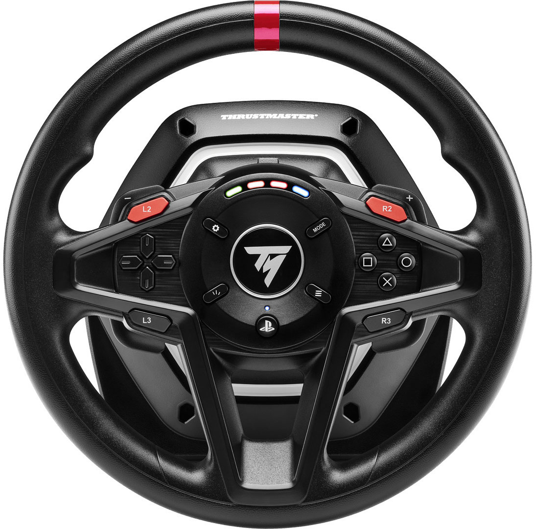 Thrustmaster - Volante + Pedais Thrustmaster T128 Force Feedback PS5 / PS4 / PC