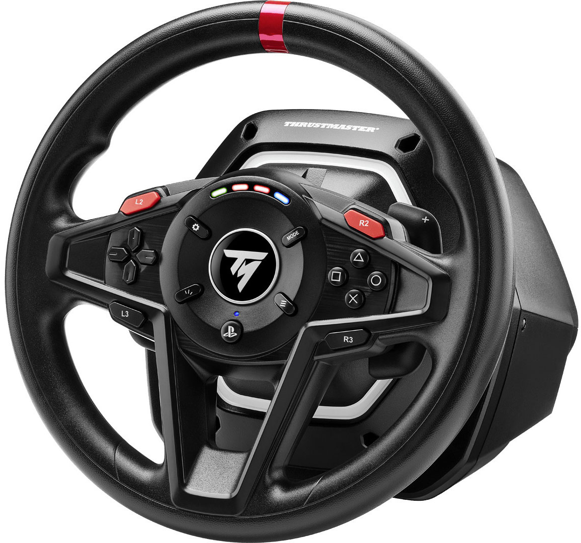 Thrustmaster - Volante + Pedais Thrustmaster T128 Force Feedback PS5 / PS4 / PC