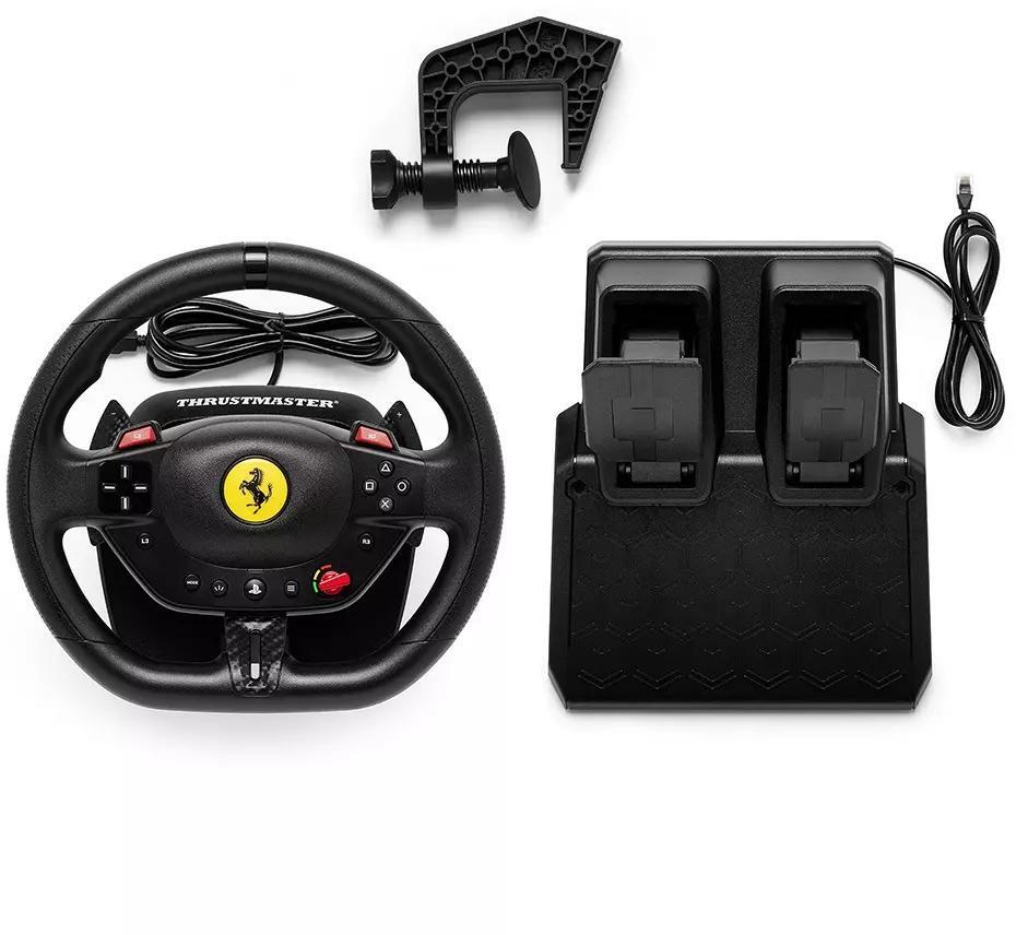 Thrustmaster - Volante + Pedais Thrustmaster T98-P Ferrari 296 GTB Edition PS5 / PS4 / PC