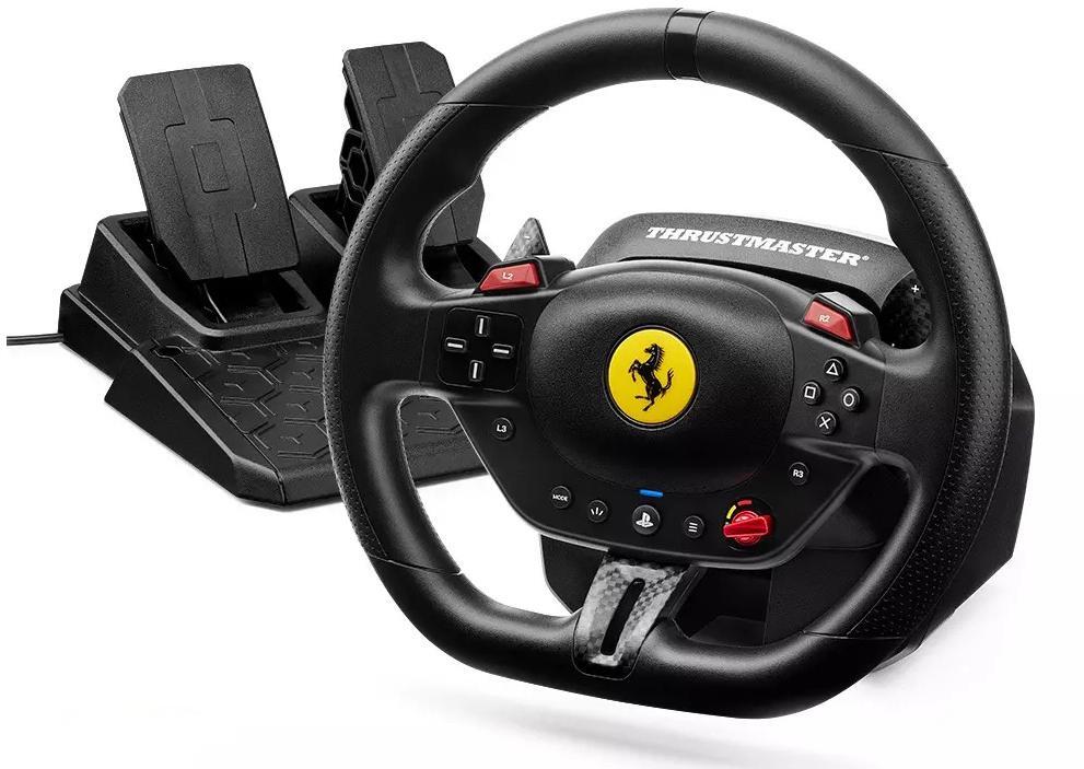 Thrustmaster - Volante + Pedais Thrustmaster T98-P Ferrari 296 GTB Edition PS5 / PS4 / PC