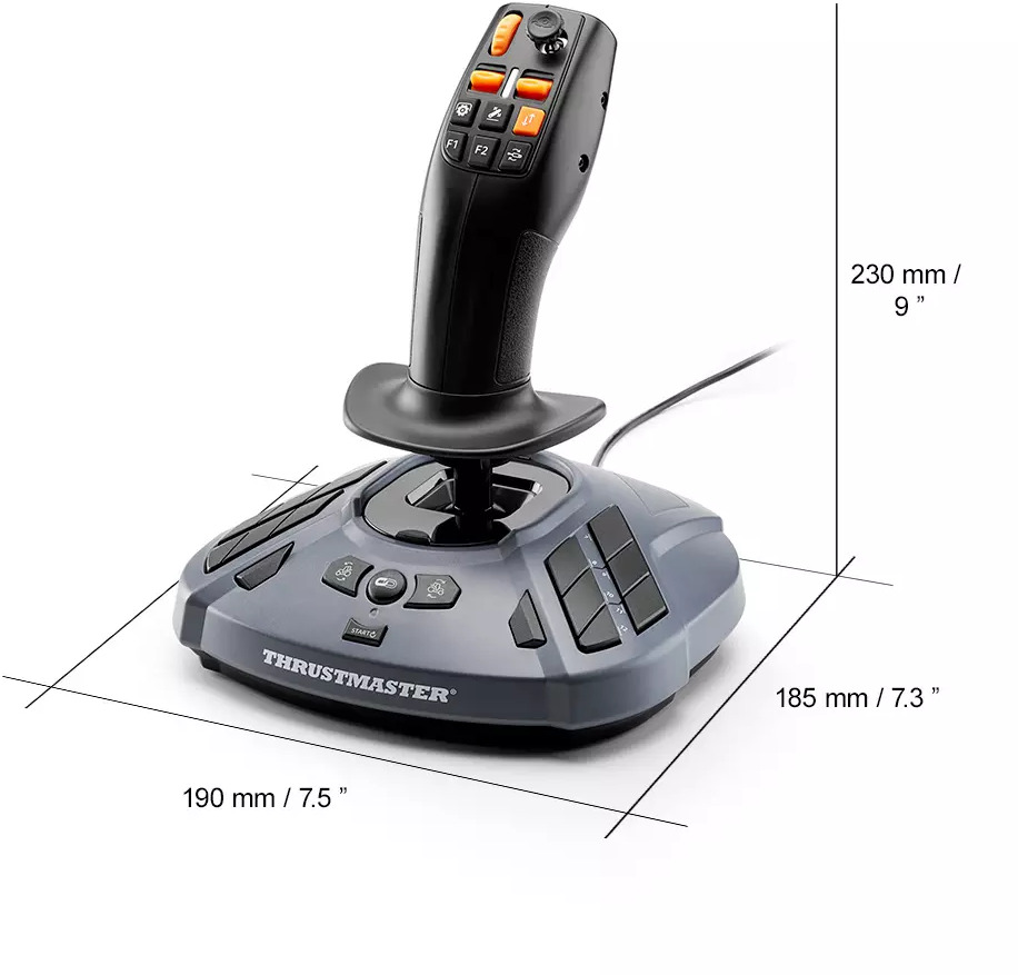Thrustmaster - Joystick Thrustmaster SimTask Farming Stick PC/PS5