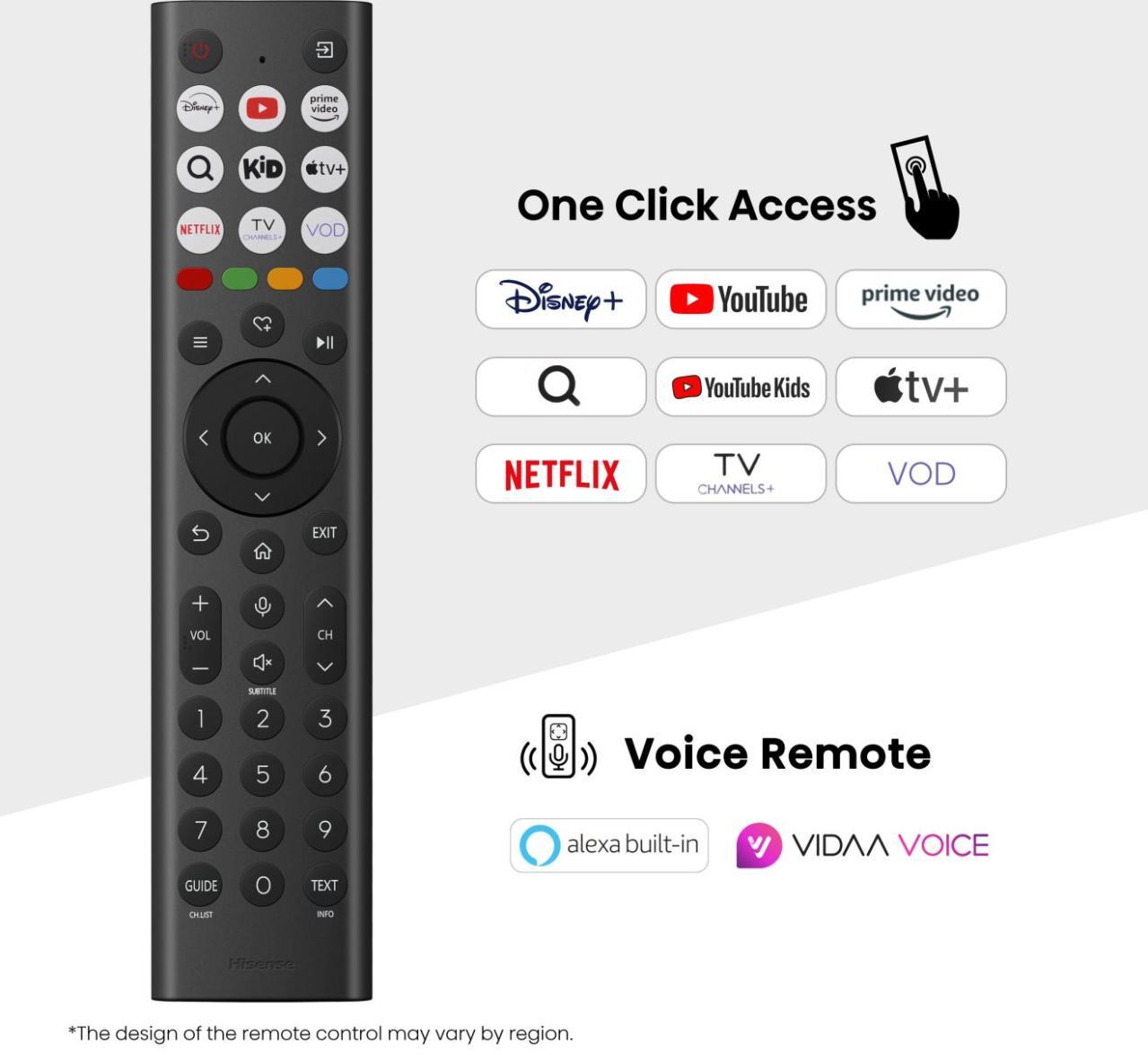  - Televisão Hisense 43A6Q 43" LED UltraHD 4K VIDAA