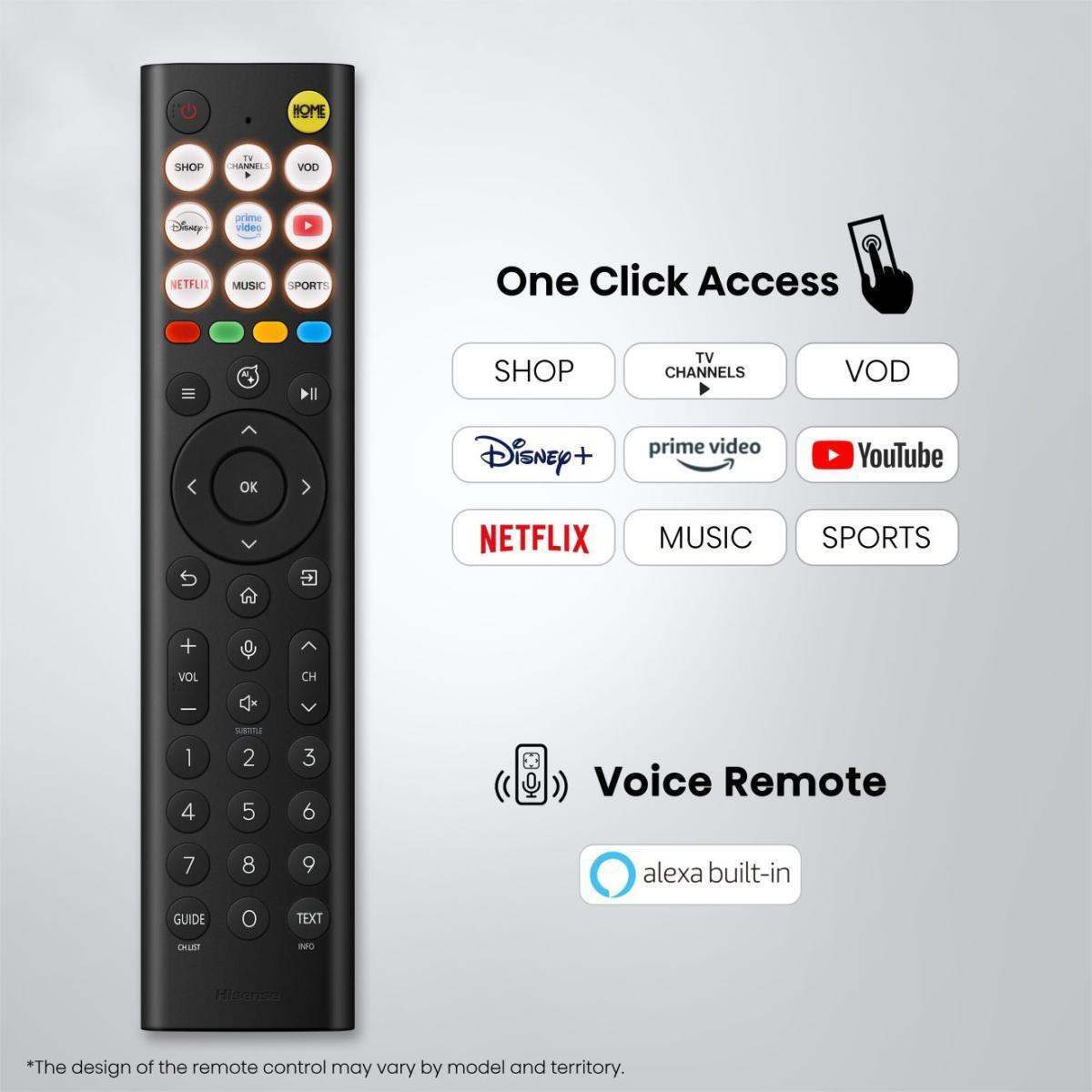  - Televisão Hisense 43A6S 43" LED UltraHD 4K VIDAA