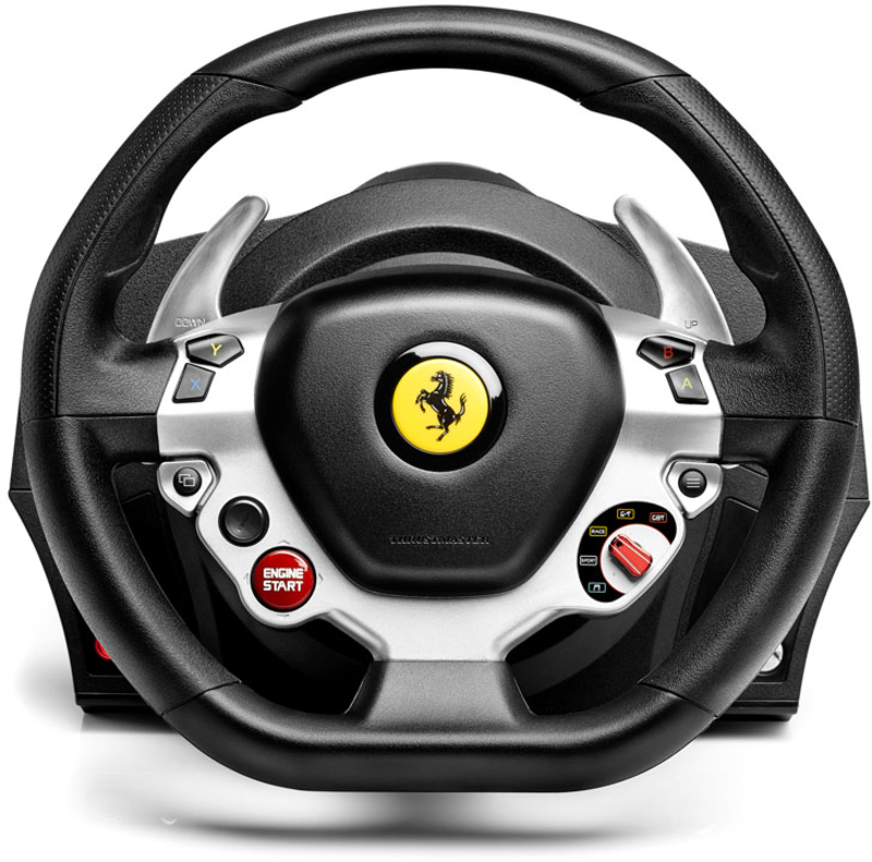 Thrustmaster - Volante + Pedais Thrustmaster TX Ferrari 458 Italia Edition Xbox ONE / PC