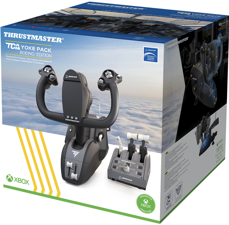 Thrustmaster - Manche + Quadrante Yoke Pack Thrustmaster TCA Boeing Edition PC
