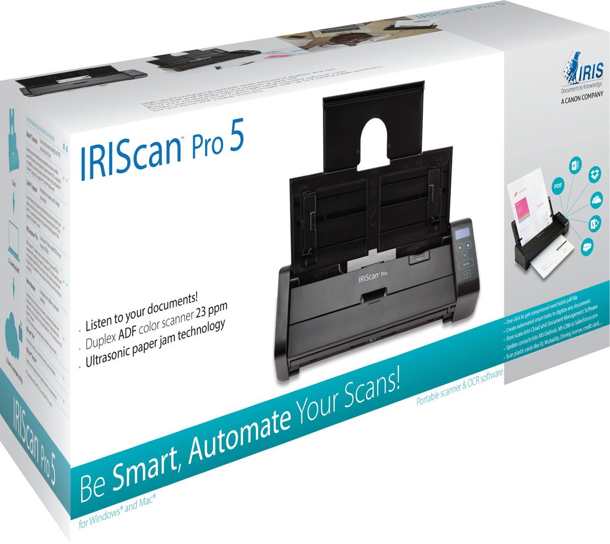 IRIS - Scanner de Mesa IRIS IRISCan Pro 5 23PPM ADF20