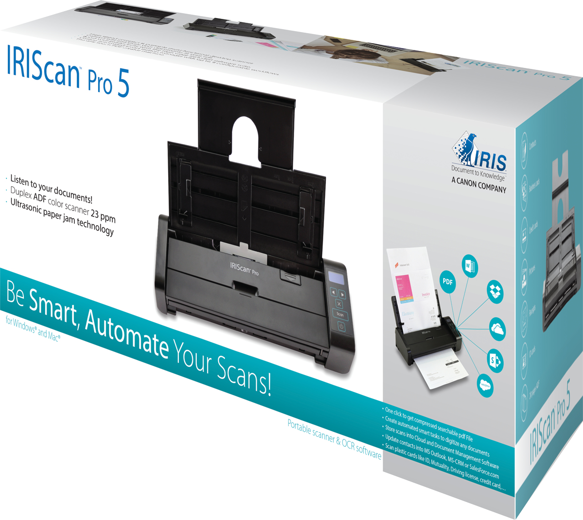 IRIS - Scanner de Mesa IRIS IRISCan Pro 5 23PPM ADF20