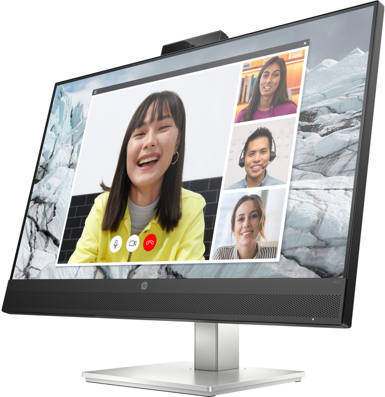 HP - Monitor HP 27" M27 IPS FHD 75Hz 5ms FreeSync c/ WebCam