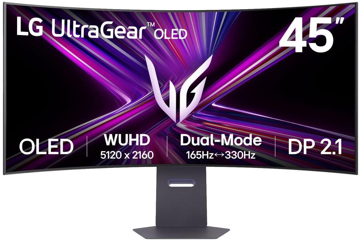 Monitor Curvo Gaming LG UltrGear 45" 45GX950A OLED 5K2K 165Hz 0.03ms G-Sync Compatible
