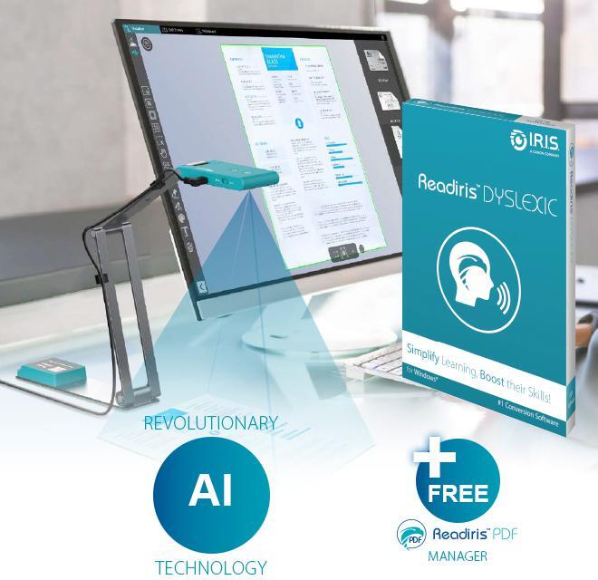 IRIS - Scanner de Mesa IRIS IRIScan Visualizer 7 Dyslexic