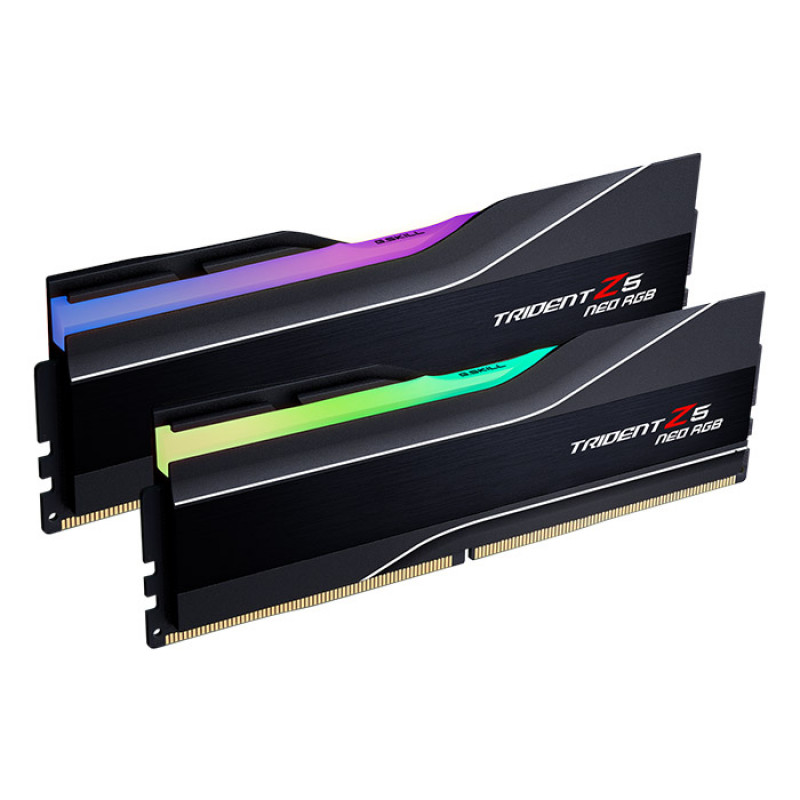 G.Skill - G.Skill Kit 32GB (2 x 16GB) DDR5 6000MHz Trident Z5 Neo RGB EXPO CL32 Black - F5-6000J3238F16GX2-TZ5N