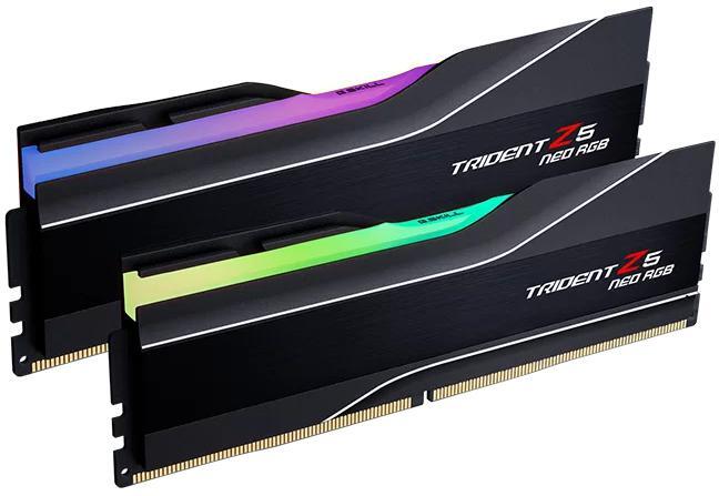 G.Skill - G.Skill Kit 32GB (2 x 16GB) DDR5 6400MHz Trident Z5 Neo RGB CL32 Black - F5-6400J3239G16GX2-TZ5NR