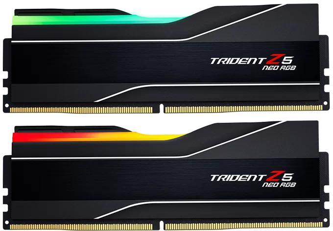 G.Skill - G.Skill Kit 32GB (2 x 16GB) DDR5 6400MHz Trident Z5 Neo RGB CL32 Black - F5-6400J3239G16GX2-TZ5NR