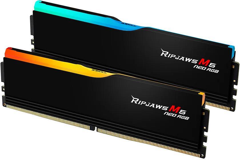 Picture of Picture of G.Skill Kit 32GB (2 x 16GB) DDR5 6000MHz Ripjaws M5 Neo EXPO CL36 Black RGB
