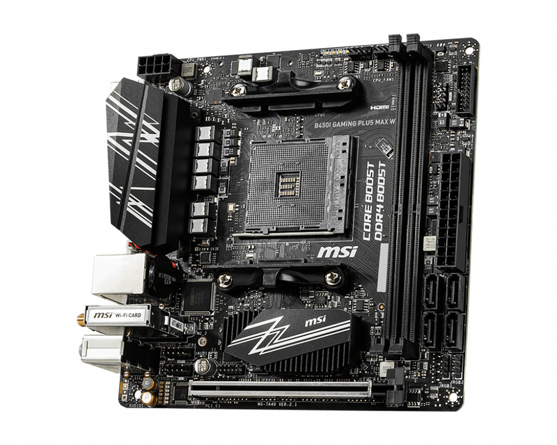 Motherboard MSI B450I GAMING PLUS MAX WIFI | Globaldata