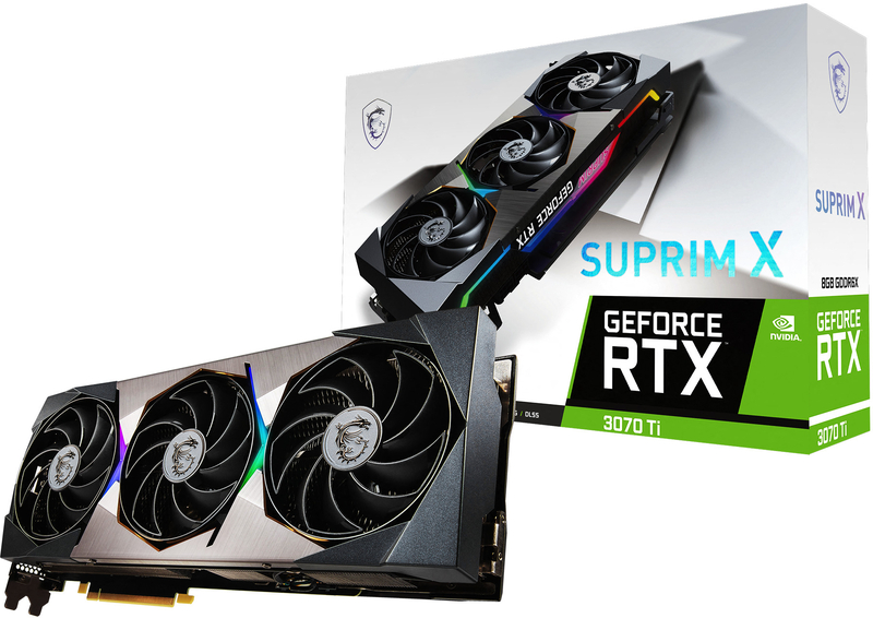 MSI - Gráfica MSI GeForce® RTX 3070 Ti SUPRIM X 8G