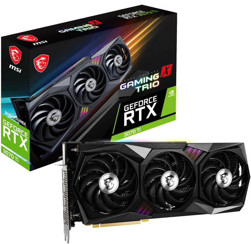 MSI - ** B Grade ** Gráfica MSI GeForce® RTX 3070 Ti GAMING X TRIO 8GB GDDR6X