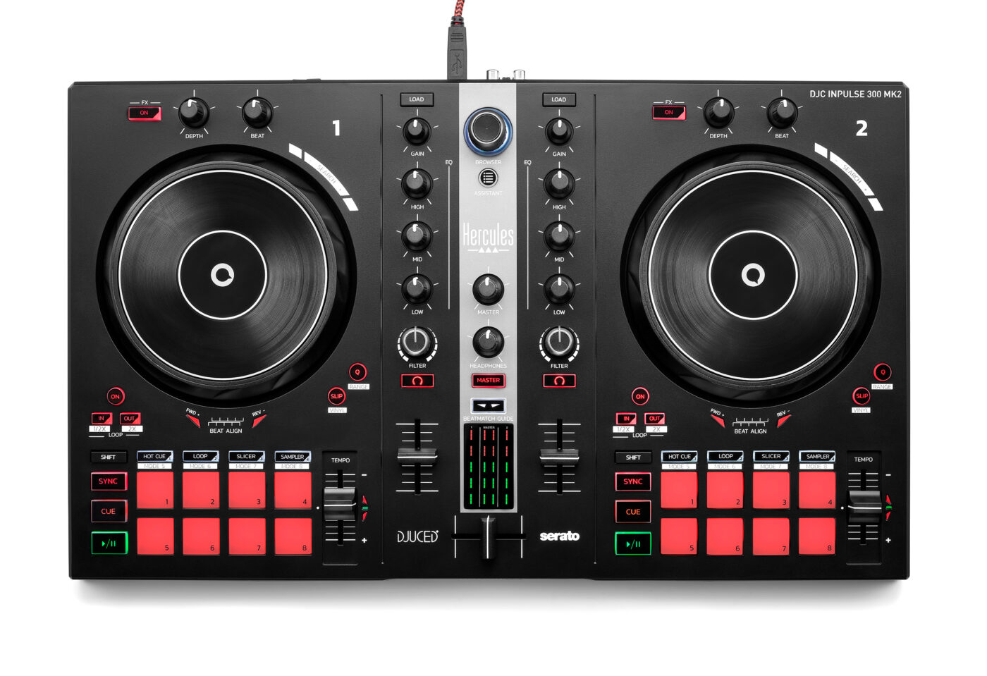 Controlador DJ Hercules DJ Control Inpulse 300 MK2