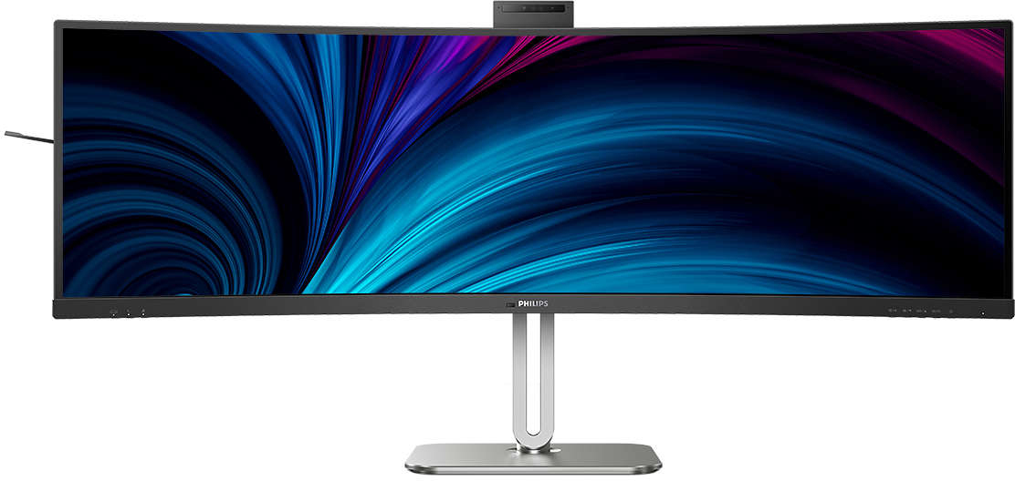 Monitor Curvo Philips Série 6000 49" 49B2U6900CH VA Dual-QHD 75Hz (PD100W) KVM C/Webcam