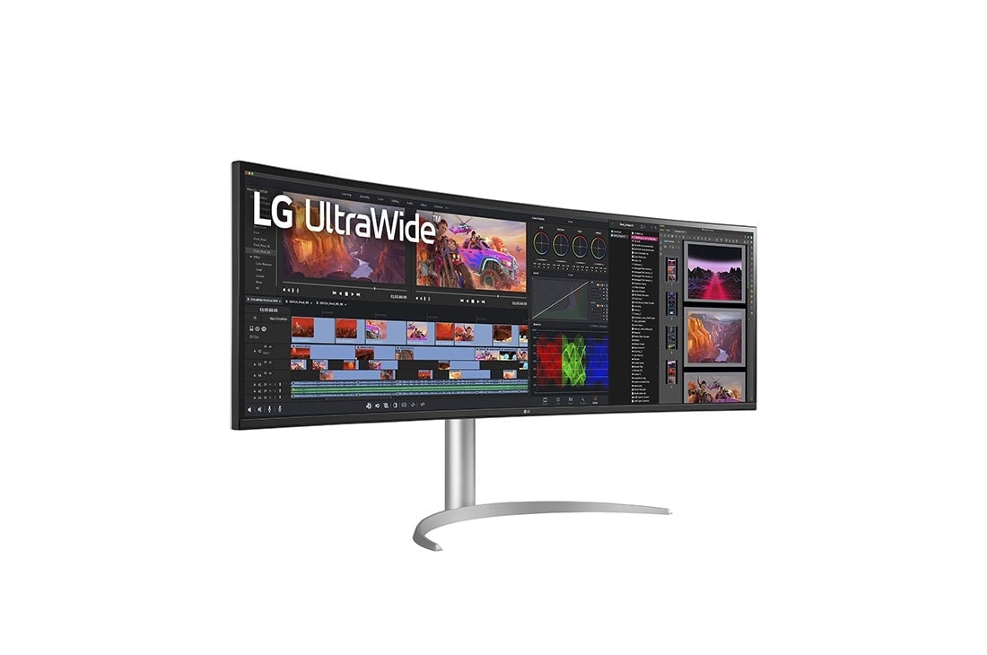 LG - Monitor Gaming LG UltraGear 49" 49WQ95C-W Nano IPS Dual QHD 144Hz 5ms FreeSync Premium Pro / G-SYNC Compatible