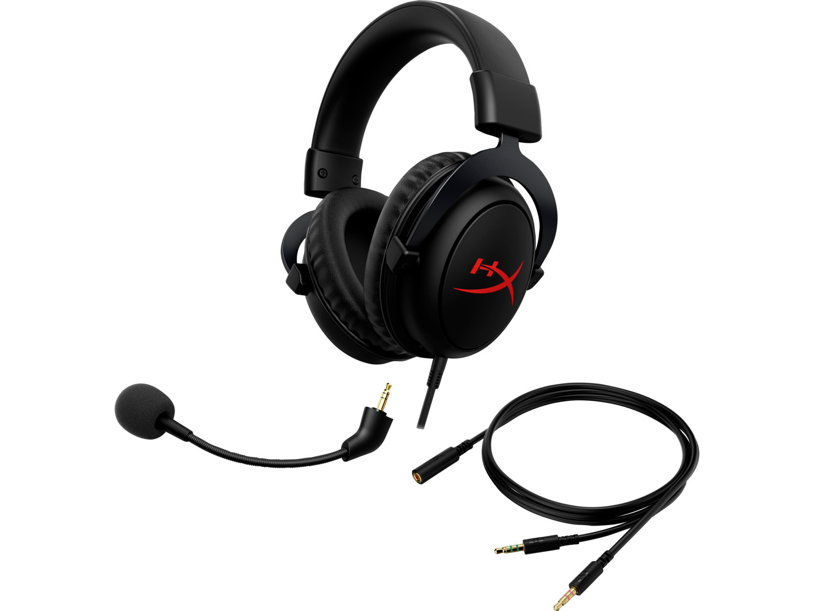 Kit Streamer HyperX Headset Cloud Core Gamer LED + Microfone