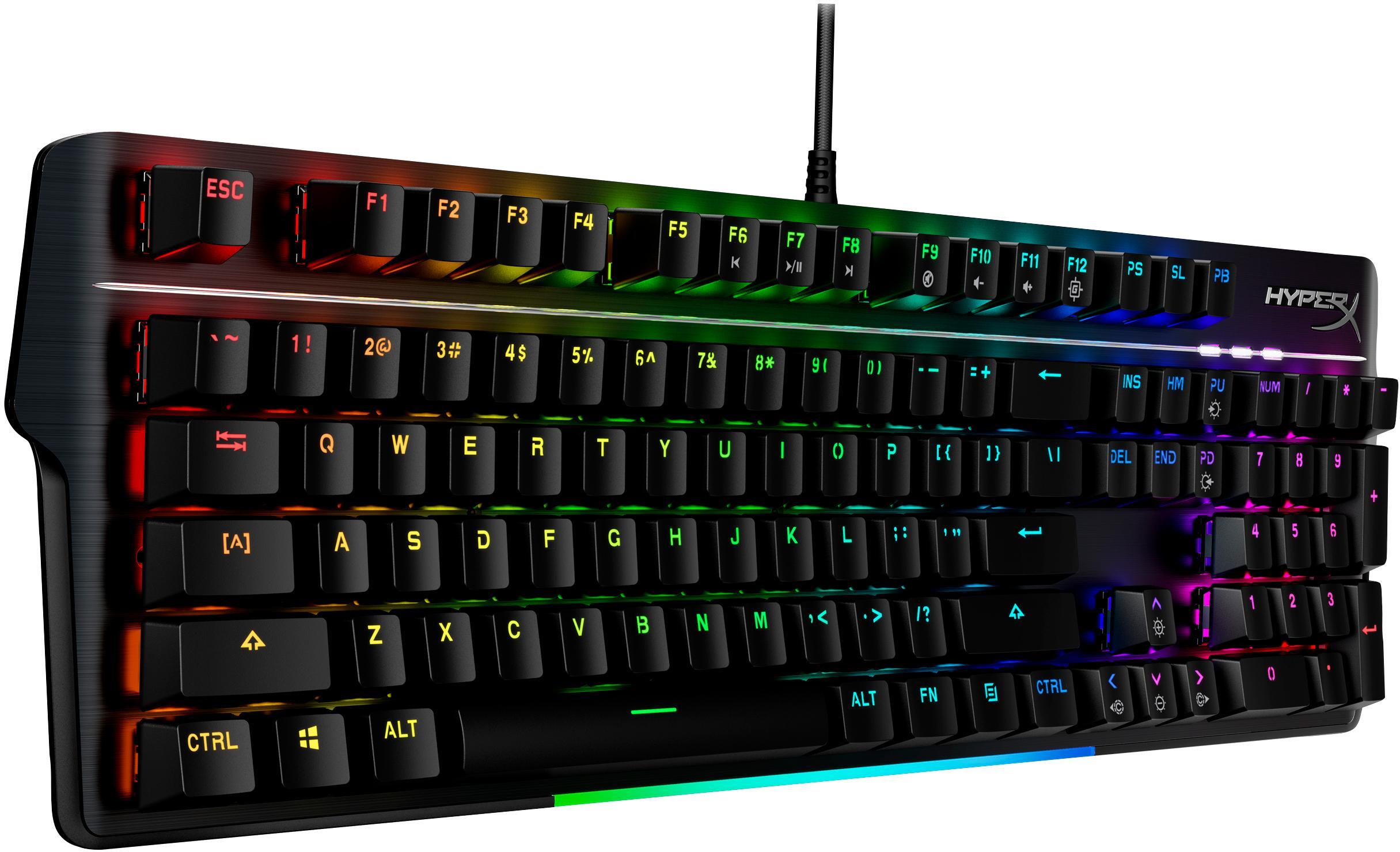  - ** B Grade ** Teclado Mecânico HyperX Alloy MKW100 RGB TTC Red Switch - Full Size (US)