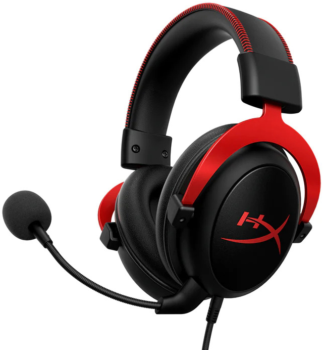 ** B-Grade** Headset HyperX Cloud II 7.1 Preto/Vermelho