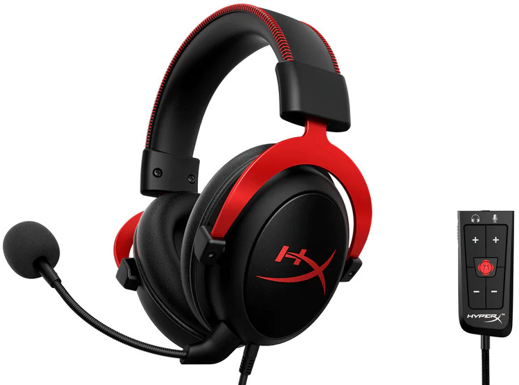 HyperX - ** B-Grade** Headset HyperX Cloud II 7.1 Preto/Vermelho