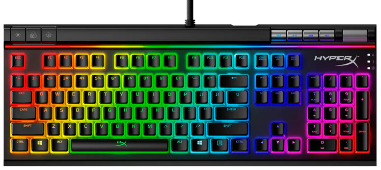 Teclado Mecânico HyperX Alloy Elite 2 RGB Gaming US Red Switches - Full Size