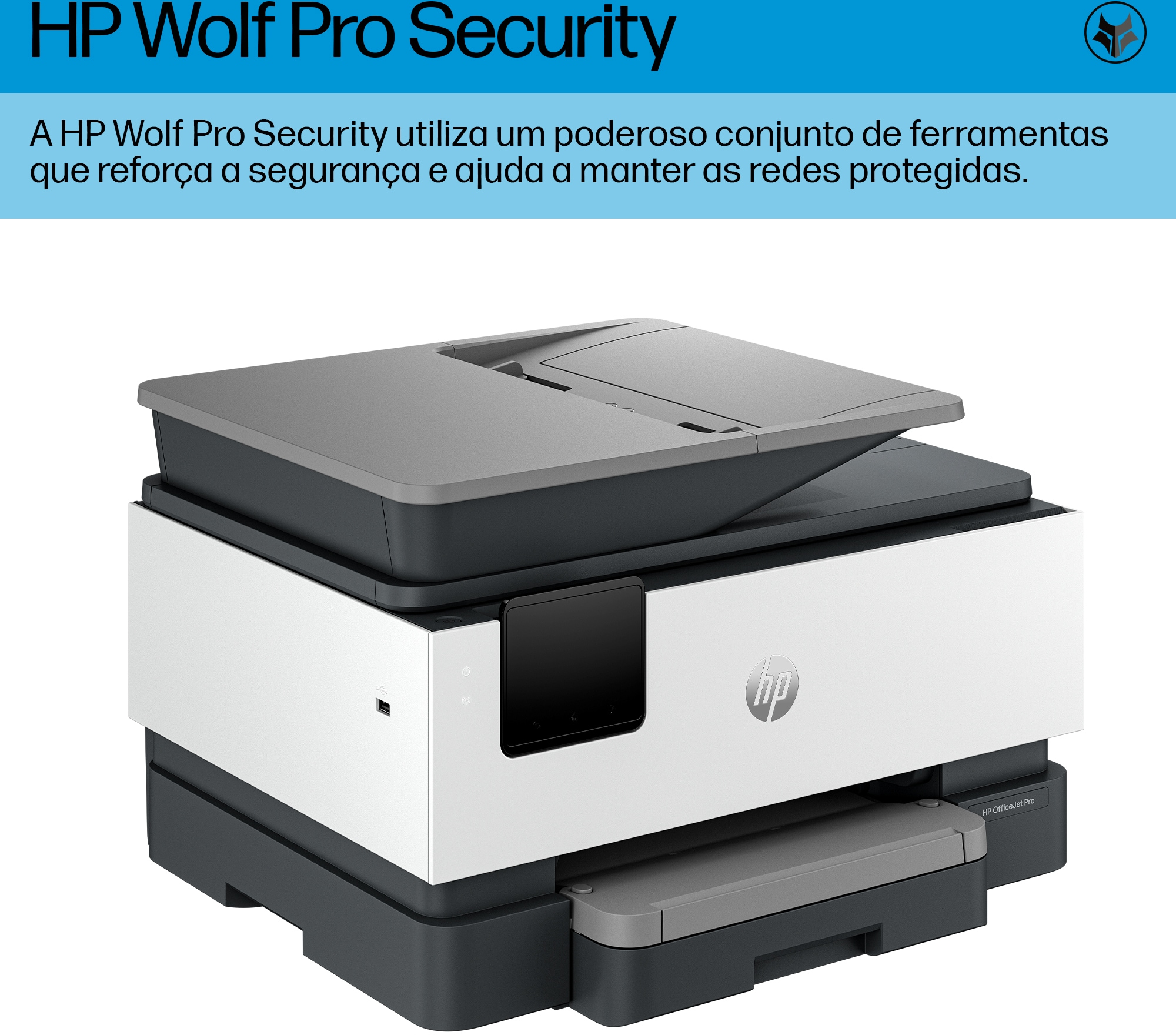 HP - Impressora Multifunções a Jato de Tinta HP OfficeJet Pro 9120b All-in-One