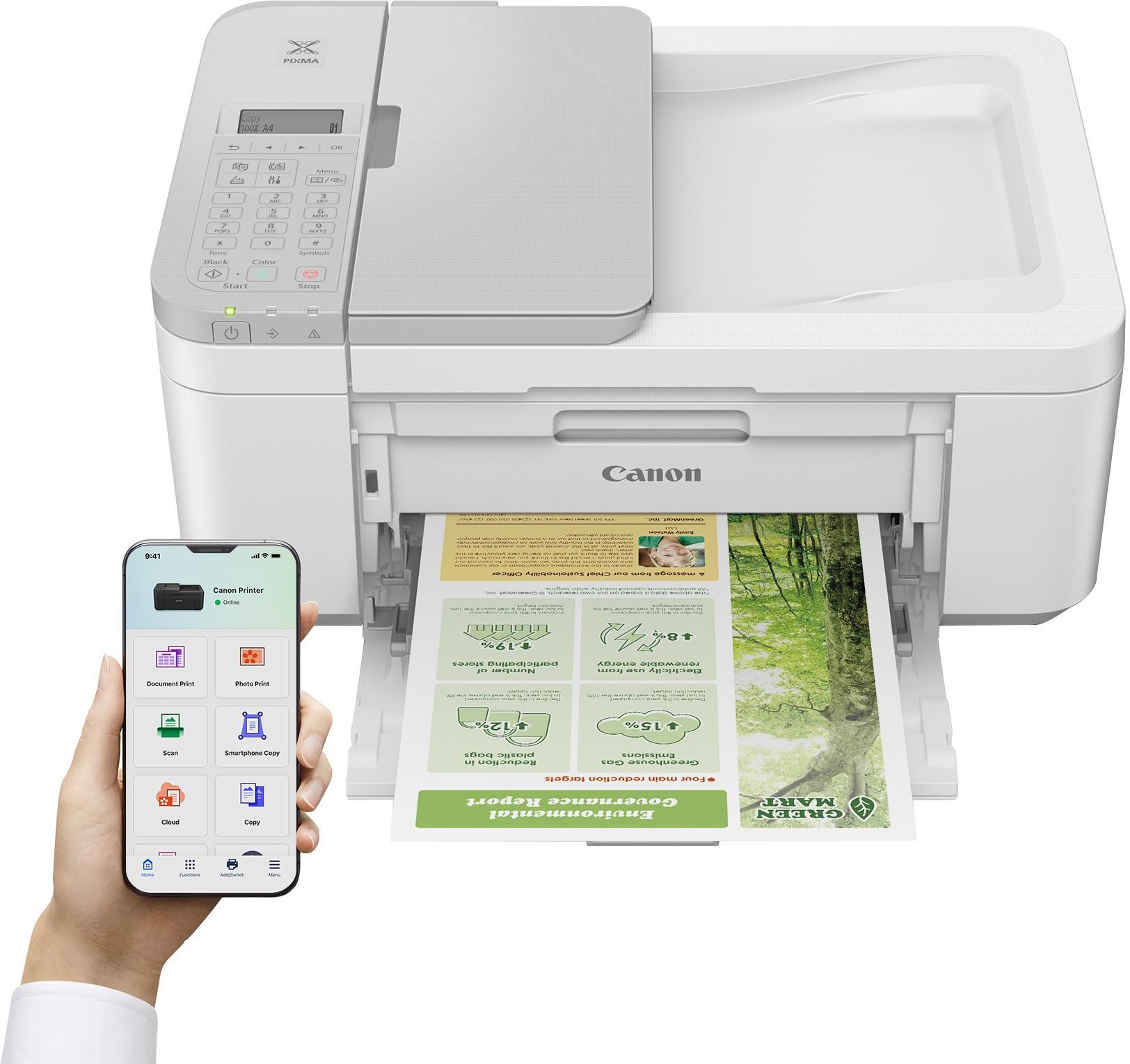 Canon - Multifunções Canon PIXMA TR4756i Wi-Fi Branco