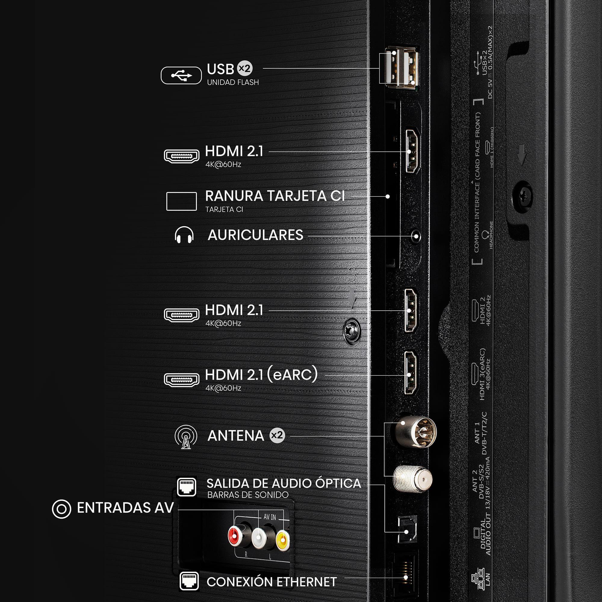  - Televisão Hisense 50E7Q 50" QLED UltraHD 4K VIDAA