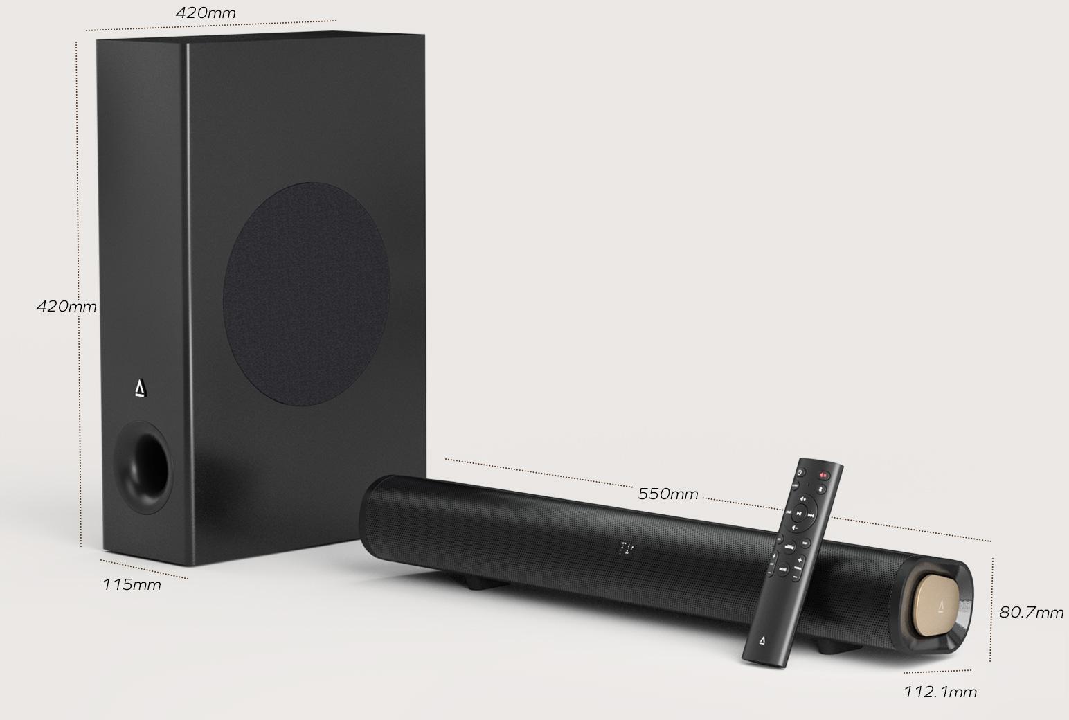  - Soundbar Creative Stage PRO 2.1 Bluetooth 5.3