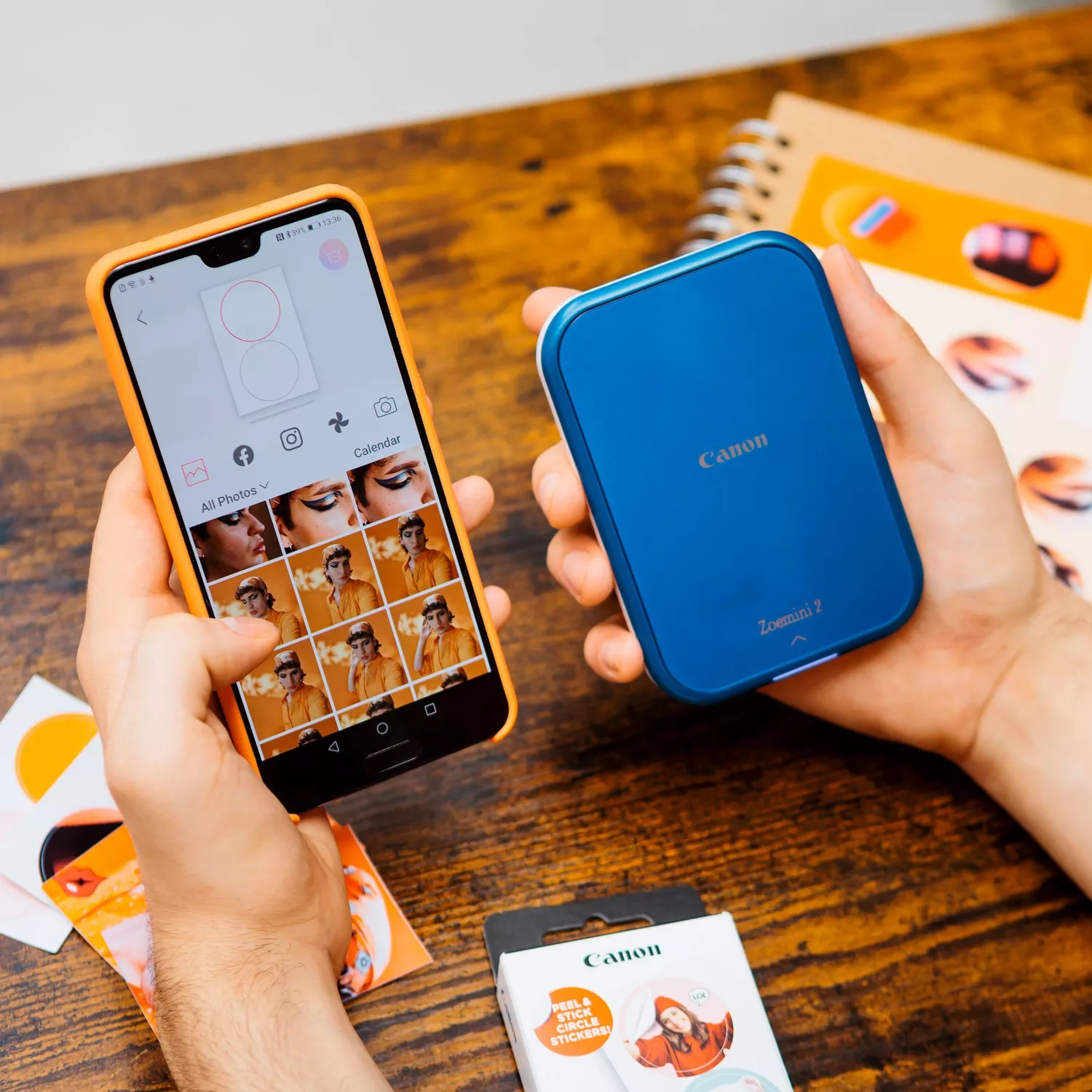  - Impressora Portátil Canon ZOEMINI 2 Sem Fios Azul Marinho