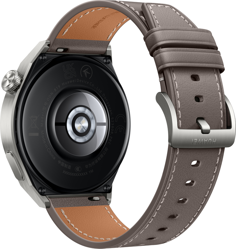 Huawei - Smartwatch Huawei Watch GT3 Pro 46mm Titânio Pele Cinza
