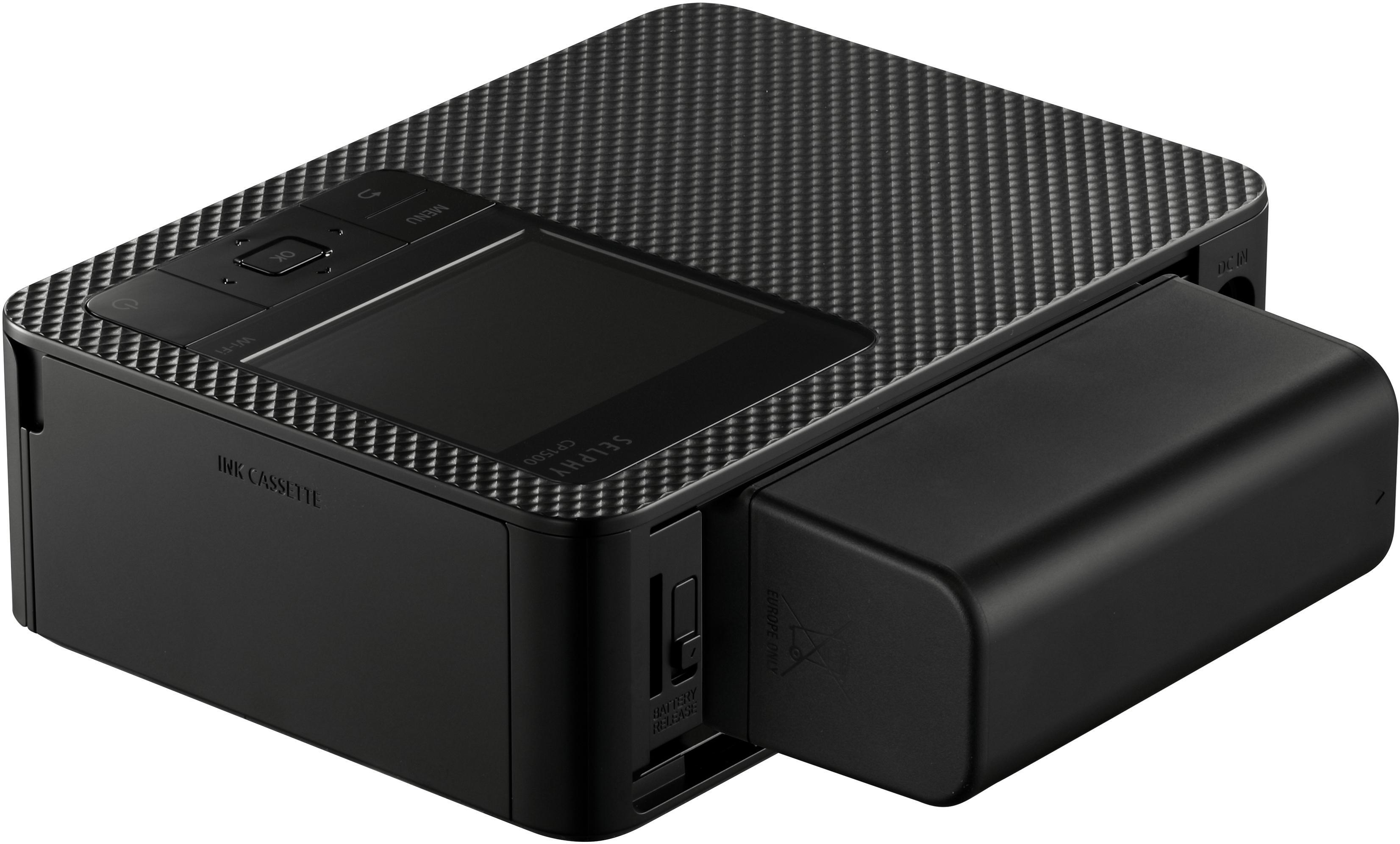  - Impressora Fotográfica Canon SELPHY CP1500 Preta Portátil