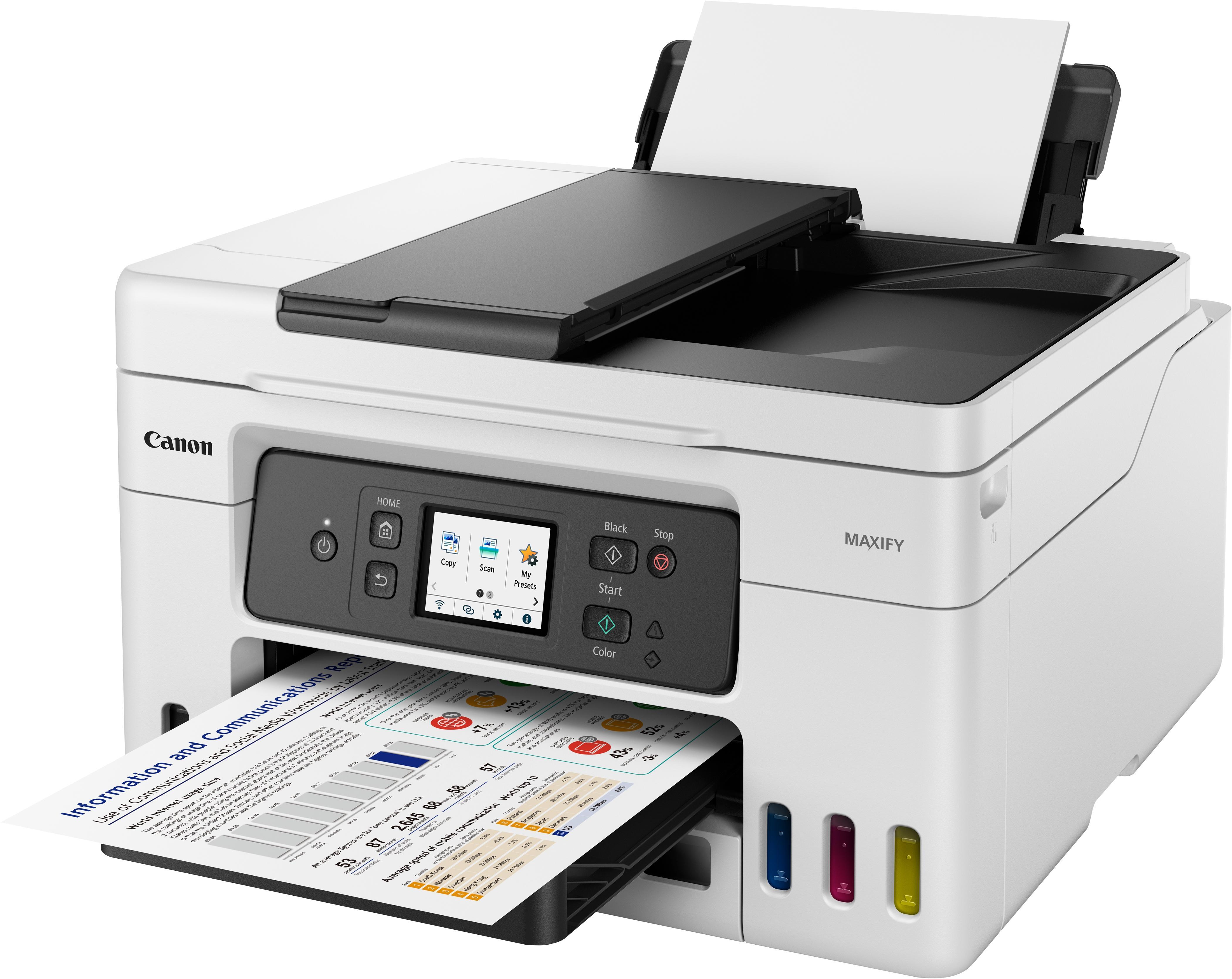 Canon - Multifunções Canon MAXIFY GX4050 Wi-Fi MegaTank