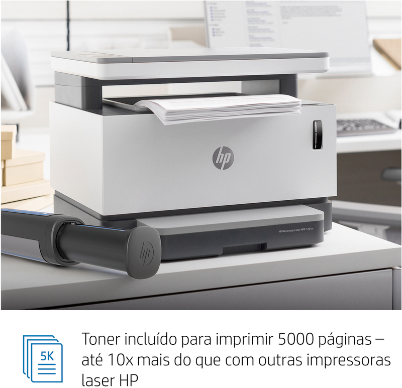 HP - Impressora Laser HP Neverstop MFP 1202nw All-In-One WiFi