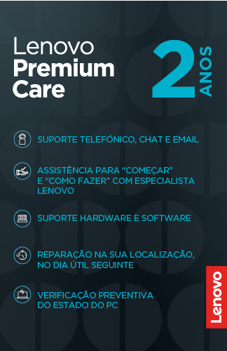 Serviço Suporte Lenovo Premium Care 2 anos