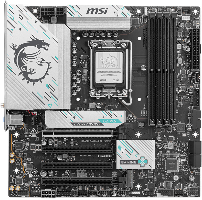 MSI - Motherboard MSI B860M GAMING PLUS WIFI