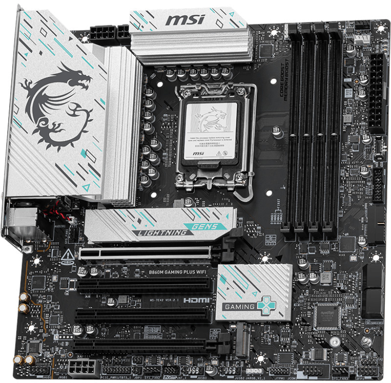 MSI - Motherboard MSI B860M GAMING PLUS WIFI