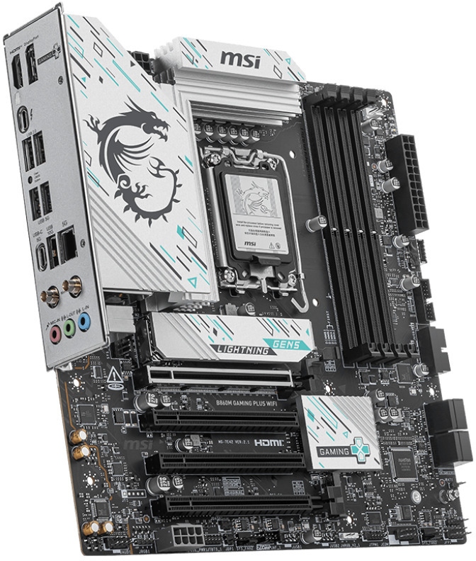 MSI - Motherboard MSI B860M GAMING PLUS WIFI