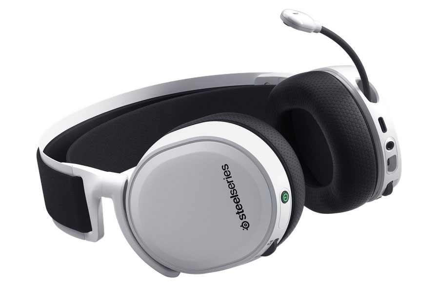 SteelSeries - ** B Grade ** Headset SteelSeries Arctis 7P+ 7.1 Surround Wireless Branco