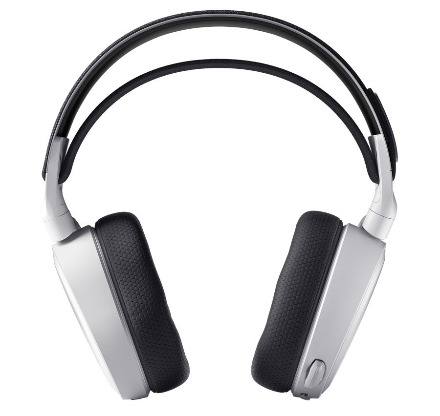 SteelSeries - Headset SteelSeries Arctis 7P+ 7.1 Surround Wireless Branco